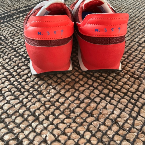 Nike D Break Day Break Type Red White Sneaker Men's 11 Mesh Suede Upper Retro - Picture 4 of 4